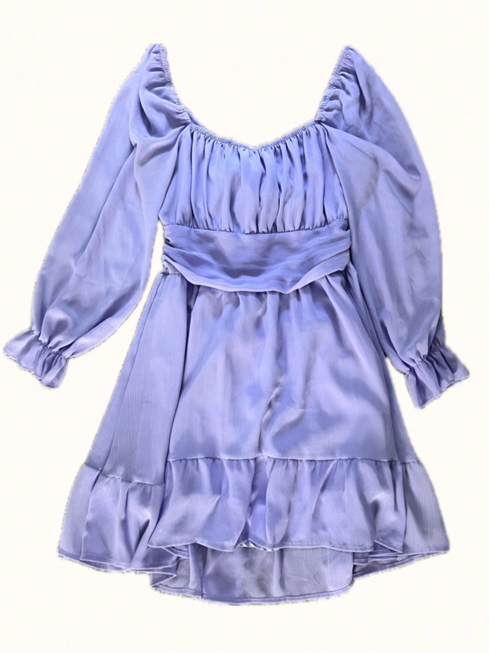 Exlura Purple Tie Back Dress